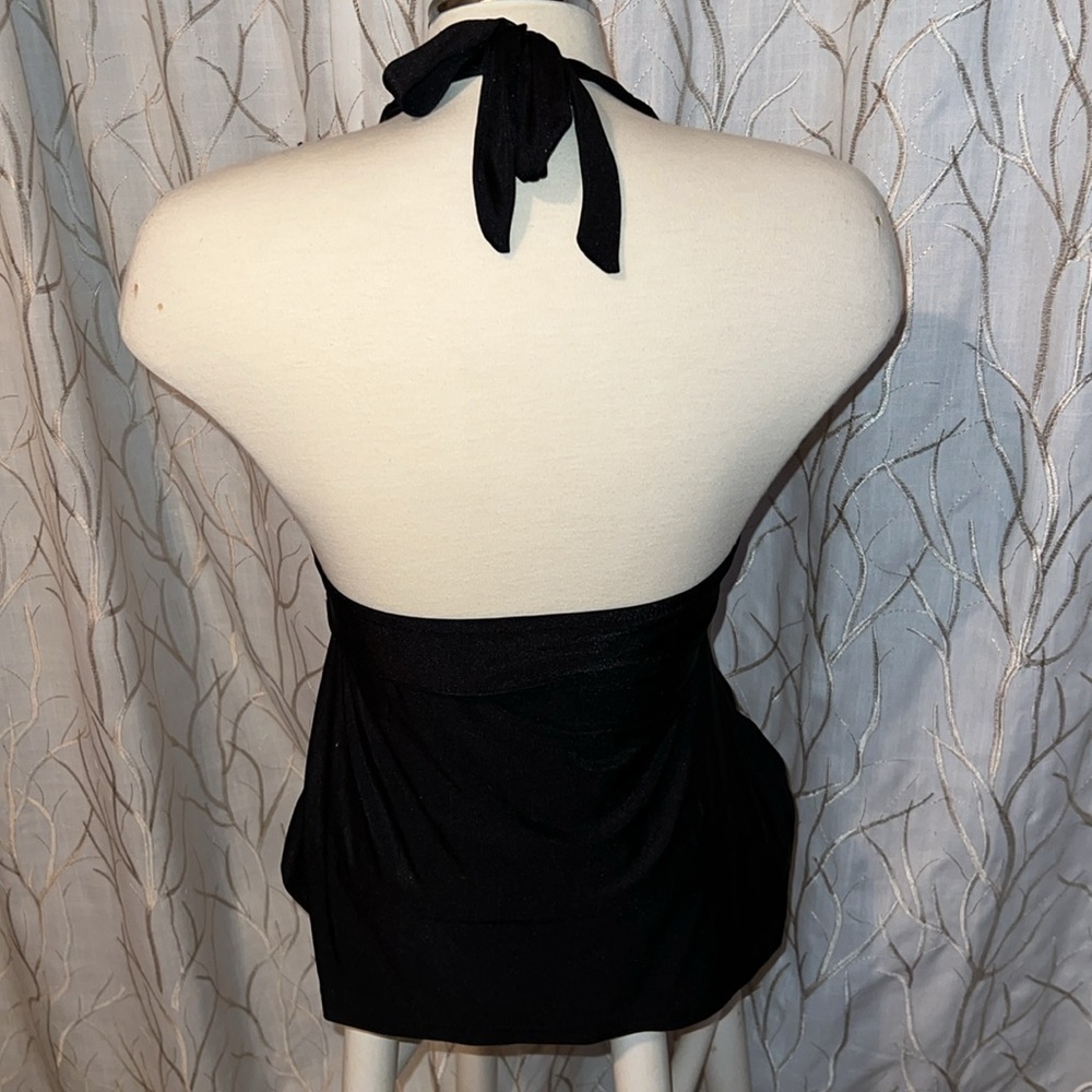 Swim top. Black. - Picture 3 of 6